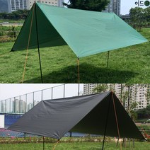 이드나인 리즈너블 미니타프(L) 풀세트(300x320) 폴대포함, 블랙