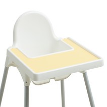 [찹차비] 이케아 아기식탁의자 안틸로프 실리콘 매트 이레카, 바나나 옐로우