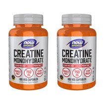 나우푸드 크레아틴 모노 하이드레이트 750mg, 120정, 2개