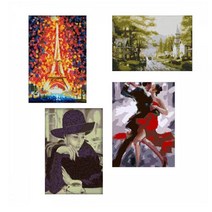 실버타운 경로당 양로원 요양원 어르신 치매예방 실내활동 명화 보석 십자수, 08블룸