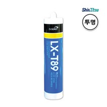 외장용실리콘(투명) 신에츠 외부용실리콘 외부방수실리콘 판넬용 렉산용, 1개