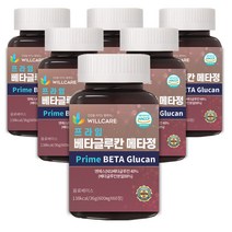 윌케어 프라임 베타글루칸 메타정 발효 600mg x 60정, 6병