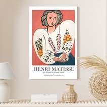 더 아트 컴퍼니 감성인테리어 명화 액자 앙리 마티스 90종 61-90, 62. MTS-블라우스 여인