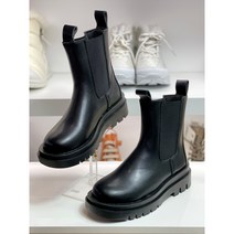 라운드토 오버솔 밴딩 숏 첼시부츠 6204