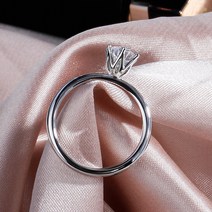 7부 다이아 반지 랩 그로운 튤립 6프롱 프로포즈 결혼 기념일 웨딩 밴드 선물