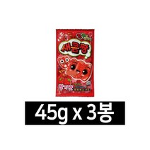 새콤짱 딸기맛 45g x 3개/곤약 젤리/아이셔/킨더/사탕