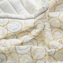 지베딩 미피 스마일 스노우리플 여름 차렵이불 S