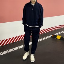 comfort 남여공용 빅사이즈 트레이닝 하프집업 5color