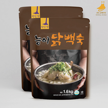 당신덕 능이 닭백숙 능이버섯 오리뼈 육수 냉동제품 1.6kg 2팩, 능이닭백숙 1.6kg x 2