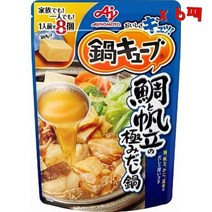 일본 직배송 Ajinomoto 아지노모토 전골 도미 자리비 육수 조미료 간편 큐브 72g 6팩