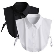 Uni 순면 페이크카라 골프 넥케이프 셔츠카라 1+1 세트