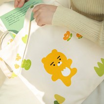 카카오 프렌즈 에코백 비건가방 비건백 리사이클링 가방 초등학생 꾸미기 그림 제작 만들기