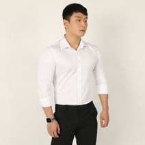 머슬핏 프리미엄 정장 와이셔츠 어깨가 넓어보이는