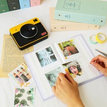 미니 돌 아기 태아 사진 보관 성장 커플 100일 핸드폰 본식 사진첩 결혼 기념일 꾸미기 가족 학교앨범, 민트