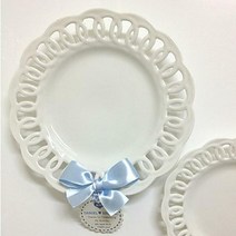 [컵앤컵]사랑스러운 러블리 파티접시/레이스접시/인테리어소품, 15cm