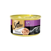 쉬바 캔 참치 젤리 소스 85g 고양이 간식, 단품