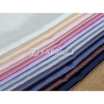 패브릭제이 대폭 산탄 무지 천 노방 오간자 한복 원단 12종 FJ-091, 연노랑