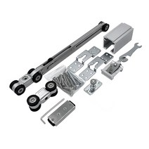 EMD150 댐퍼로라세트(한쪽댐퍼) 150kg이하용(부속개별구매가능) _미닫이문부속 슬라이딩문부속 슬라이딩레일 행거레일 슬라이딩도어레일 댐핑레일 천정설치 벽면설치 포켓도어