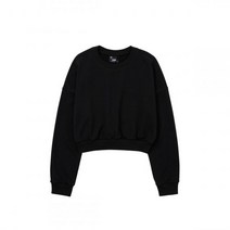 FCMM 아이브 레이 PICK 클럽 팀 우먼스 클래식 크롭 맨투맨 블랙 CLUB TEAM WOMENS CLASSIC CROP SWEATSHIRT