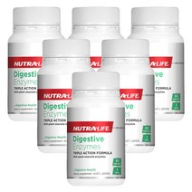 뉴트라라이프(Nutra-Life) 뉴트라라이프 다이제스티브 엔자임 60 캡슐 X 6개, 360캡슐, 1세트