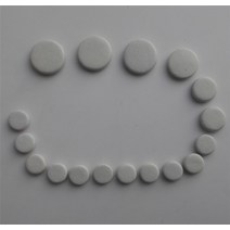 17 pcs 가죽 클라리넷 사운드 홀 패드 램프 스킨 패드, 야마하 화이트