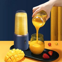 다이어트 디톡스 해독주스 휴대용 텀블러 블렌더 스무디, 04=Doublepinkcup