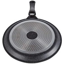 KAMBERG 0008051 - 크레이프 팬 28 cm - 탈착식 핸들 - 주조 알루미늄 - 스톤 모양의 코팅 - 인덕션을 포함한 모든 유형의 스토브용 - PFOA 무함유 알루미늄 회색 28 cm -23265, 28x28x2cm