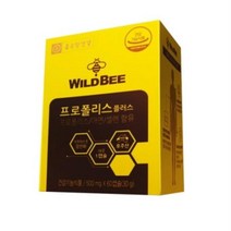 종근당건강 와일드비 프로폴리스 플러스 500mg x 60캡슐 4박스