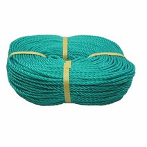 RT 6mm PE로프 100M 국산 산업용 빨래줄 현수막 녹색, 단품