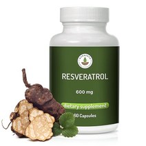 Kurrentz 레스베라트롤 600mg 보충제 60 식물성 캡슐 - 염증 콜레스테롤 항산화 물질을 줄이는 데 도움이 되는 강력한 천연 지원. 향상된 웰빙을 위한 강력하고 순수함 60개 (1팩)