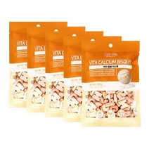 애니펫 비타 비스켓 100g 고소한맛 강아지 간식, 칼슘 비스켓, 5개입