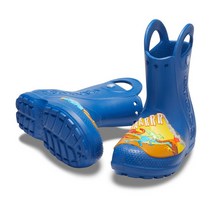 [크록스 키즈] [크록스] 키즈 펀랩 다이노 레인부츠 / 205536-4GX 블루 / Cr