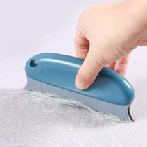다용도 미니 핸드 실리콘 빗자루 애견 털 카페트 러그 청소, 네이비