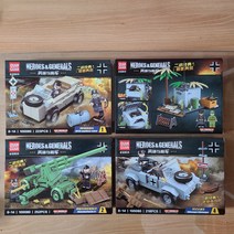 밀리터리 레고 호환 블록 2차 세계대전 군인 피규어 24개 세트 (미국군 중국군 영국군 이탈리아군 팔로군 일본군 소련군) 블럭놀이, 영웅&장군 4종세트