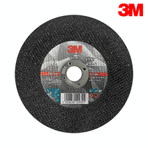 3M 실버 silver 5인치 절단석 보급형 금속가공 철로 조선, 1개