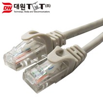 연승샵 기가랜케이블 평면랜케이블 기가 인터넷선 초고속인터넷전용, CAT.5E UTP 5M 회색, 1개