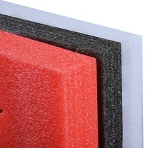 스티로폼 포장재 고밀도 압축스폰지 폼보드 발포 EPE, 10mm (50cm x 50cm 블랙)