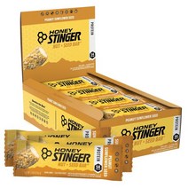 Honey Stinger 허니 스팅어 너트 + 씨드 바 | 땅콩 해바라기 씨 운동 지구력 성능 및 회복을 위한 단백질 포장 식품 가정과 체육관을 스포츠 영양 스낵 후 12박스, Peanut Sunflower Seed