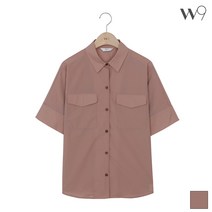 W9 [Resort] 포켓 셔츠넥 블라우스_TMBLA37Q02-T