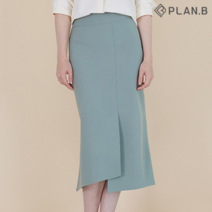 플랜비 H라인 언발슬릿 롱스커트 P2307SK049C