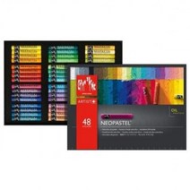 까렌다쉬 네오 오일 파스텔 세트 7400 348, 48색, 1개
