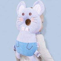 아기머리 머리쿵 보호대 두상교정 쿠션, 벌 핑크