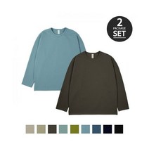 커스텀어클락 2팩 에센셜 롱슬리브 티셔츠 COOSTS143