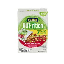 Planters NUT-rition Mix 플랜터스 뉴트리션 믹스(땅콩 아몬드 피스타치오 피칸 호두 씨솔트) 17g 7팩, 7개