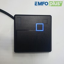 엠포플러스(주) RFID RF리더기 RS232 읽기전용 13.56mhz 125khz 102A, 125khz-추가옵션포함(탁상형거치대)