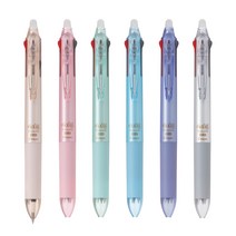 프릭션 3색 슬림 지워지는 볼펜 0.38mm 1개, 0.38, 실버 (프릭션3색 LKFBS60)