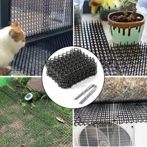 야생동물 퇴치매트 12p 고양이 차단매트 조류 접근방지 가시매트 15x20cm, 차단매트_12p + 고정핀 8p