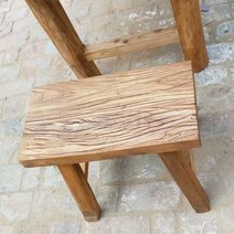 고제 고재테이블 고재상판 통원목식탁 카페테이블 느릅나무 고풍 RT6757, K.스툴