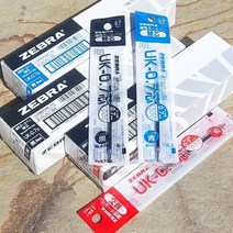 제브라 0.7mm 유성볼펜 짐노크 리필심 UK-0.7 1다스 5266794EA, 띵동 레드 1다스, 띵동 본상품선택