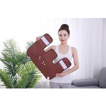 소금 찜질팩 허리 물리치료팩 바다소금 전기 가열팩 어깨 보호대 및 목 찜질팩 핫팩, 갈색